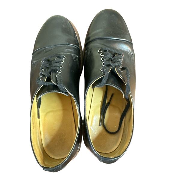 Dr. Martens Doc Leigh Black 5-Eye Toe‎ Cap Oxfords Shoes Men’s US 9 See Desc!!